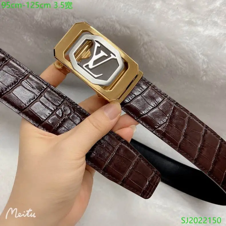 LV Belt 35mmX95-125cm 7D19